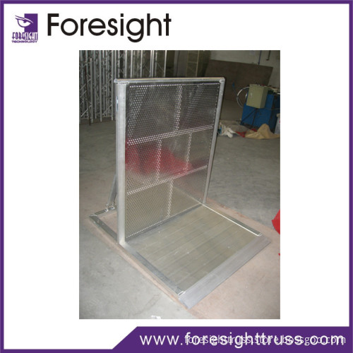 Top quality airway black steel crowd barrier